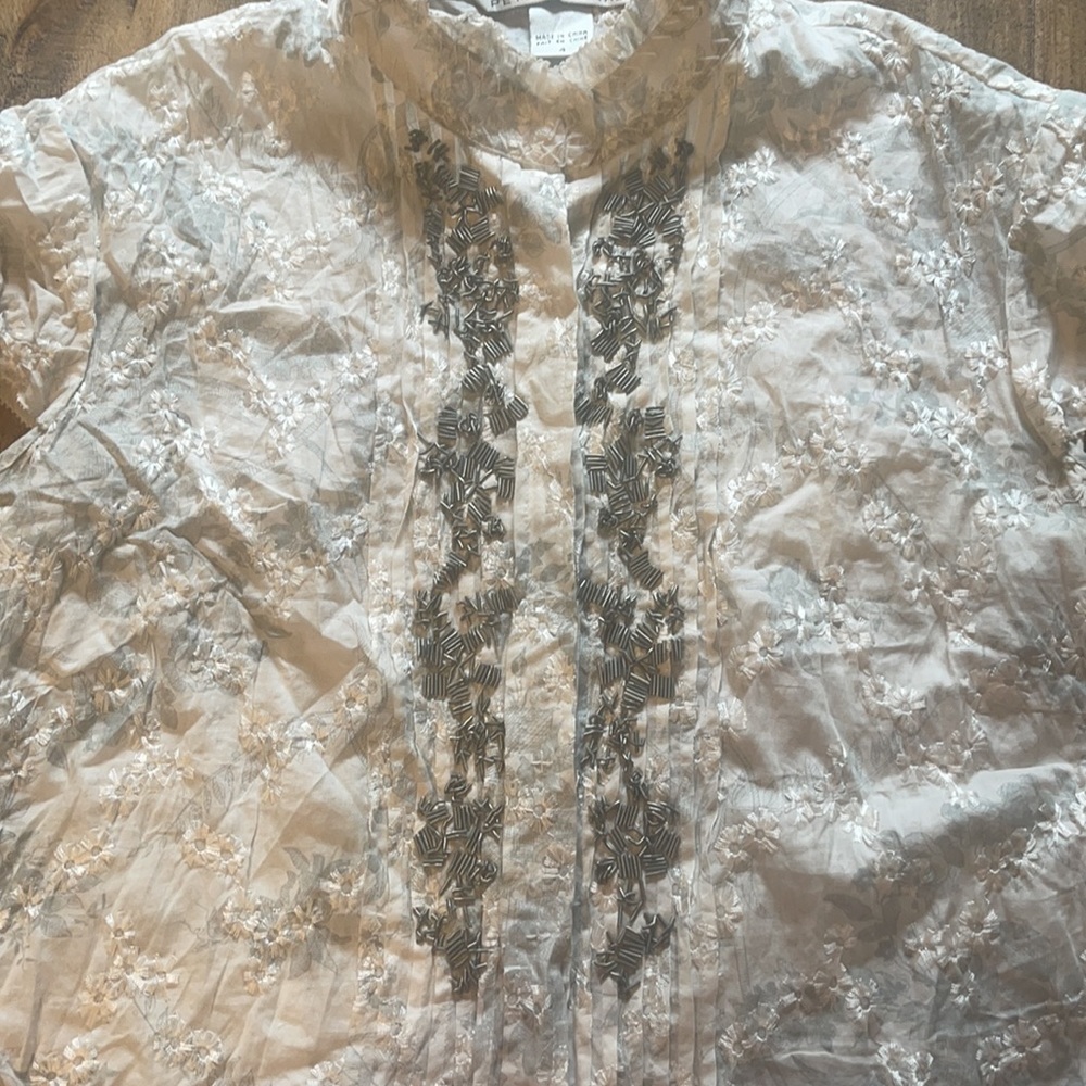 Peter Nygard Button Down Blouse - image 3